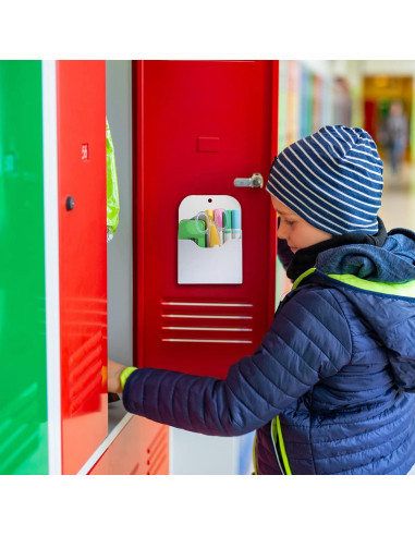 Soporte Magnético de Pared COMFYROOM - 6 Piezas Blanco