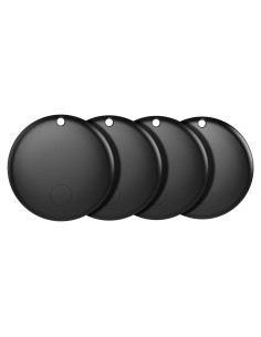 Air Tags Jocular 4 Pack Negro - Etiquetas Rastreadoras