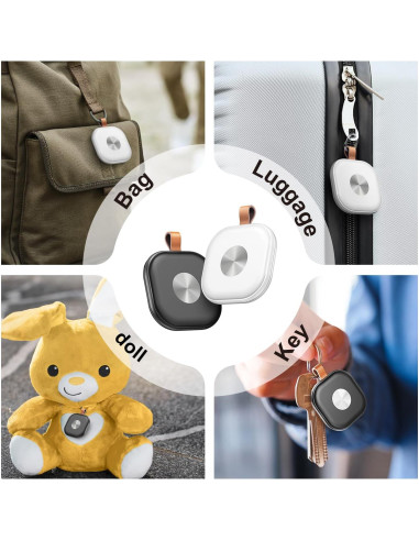 Rastreador Bluetooth HOMELEAD 4 Pack para Llaves y Equipaje