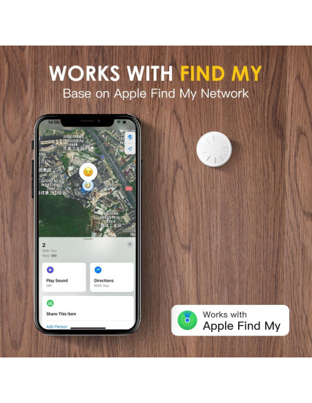 Etiquetas Rastreadoras HONGTOP H - Paquete de 4 iOS