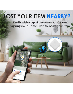 Paquete de 4 AirTags LAOLASEED Rastreador Bluetooth iOS 2