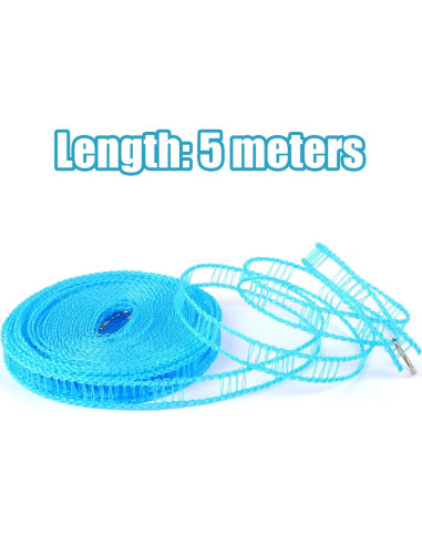 Cuerda de Nylon para Colgar Ropa Gosknor 5m Resistente al Viento