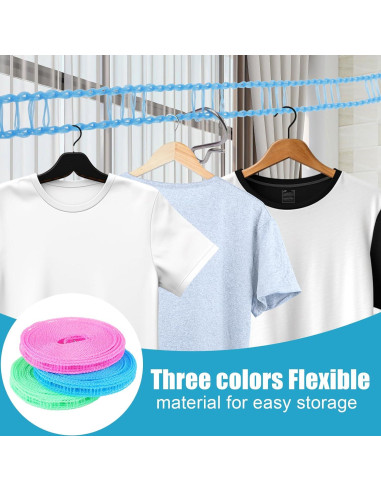 Cuerda de Nylon para Colgar Ropa Gosknor 5m Resistente al Viento