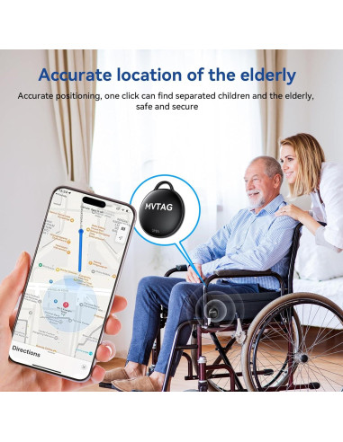 Rastreador Bluetooth GLOBELEC Air Tag 4 Pack Impermeable