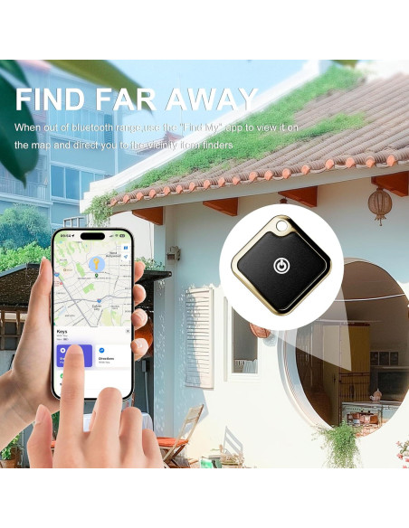 Etiqueta Localizadora SMARTLB para Mascotas y Objetos - Negro