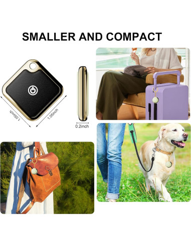 Etiqueta Localizadora SMARTLB para Mascotas y Objetos - Negro
