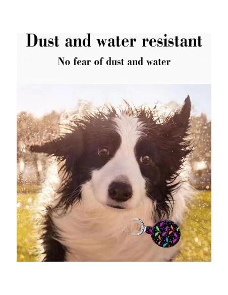 Funda Protectora para Air Tag LZMtacase Murciélagos Morados