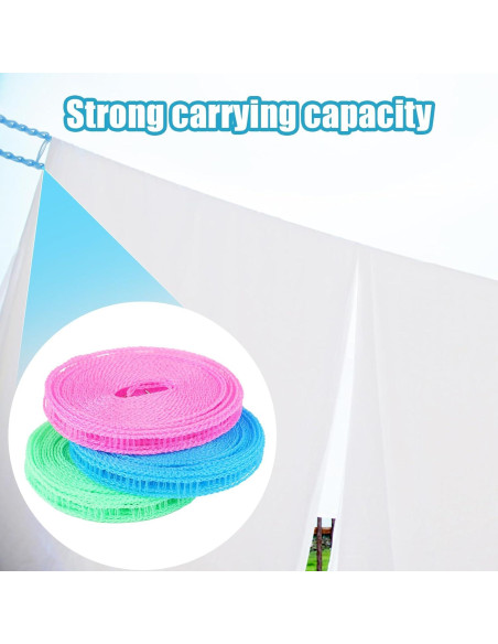 Cuerda de Nylon para Colgar Ropa Gosknor 5m Resistente al Viento