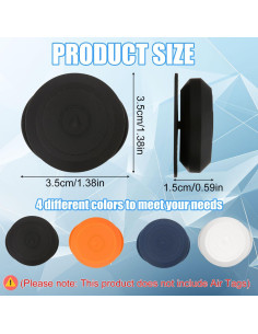 Soporte Adhesivo Silicona para AirTag 4 Piezas PEUTIER 2