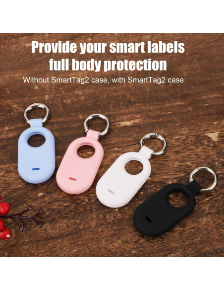Funda Protectora de Silicona para Galaxy Smart Tag 2 - 4 Piezas