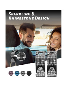 Ganchos para reposacabezas de coche MUPEAK, 4 unidades, blanco 2