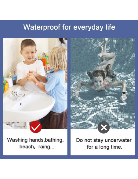 2 Pulseras Impermeables para Niños AirTag Dinosaurio