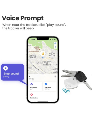 Rastreador Bluetooth SENCKIT S1 - Localizador de Llaves 2 Pack