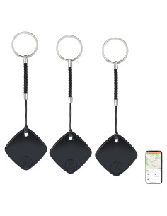Localizador de Llaves Bluetooth Gaoducash 3Pack Negro