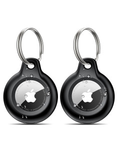 Paquete de 2 llaveros impermeables MOZOTER para Airtag