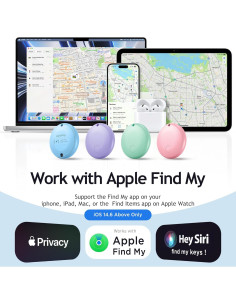 Air Tags Jocular 4 Pack Etiquetas Inteligentes Rastreadores 2