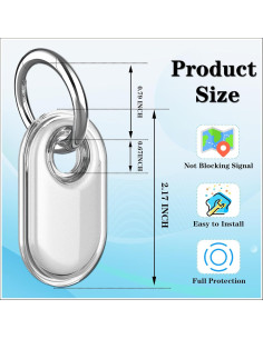Paquete de 4 Fundas Impermeables Rzttwl para SmartTag 2 2