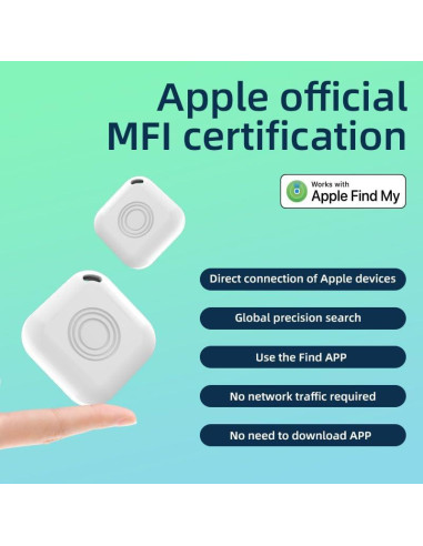 Paquete de 4 Rastreador Bluetooth Gtminan Localizador iOS