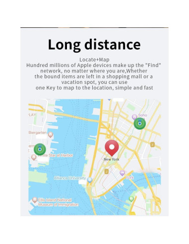 Paquete de 4 Rastreador Bluetooth Gtminan Localizador iOS