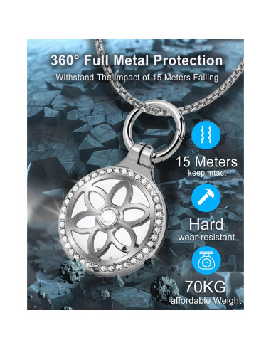 Collar Airtag DEERLET Ajustable 75cm para Niños y Adultos