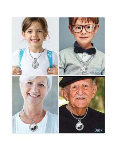 Collar Airtag DEERLET Ajustable 75cm para Niños y Adultos