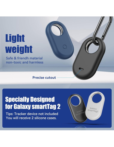 Funda de Silicona SPOMOX para Samsung Galaxy Smart Tag 2 - 4 Colores