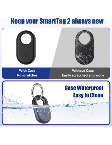 Funda de Silicona SPOMOX para Samsung Galaxy Smart Tag 2 - 4 Colores