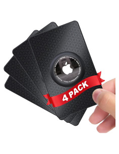 Soporte de billetera Airtag PerfiPro 4 Pack Ultra Delgado