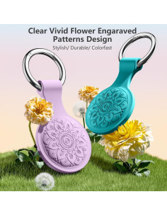 Funda Protectora para AirTag Lerobo 4 Pack Silicona 2