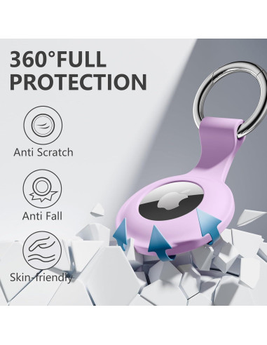 Funda Protectora para AirTag Lerobo 4 Pack Silicona