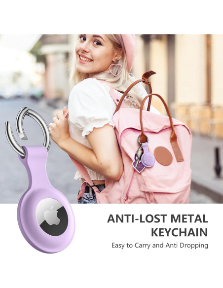 Funda Protectora para AirTag Lerobo 4 Pack Silicona