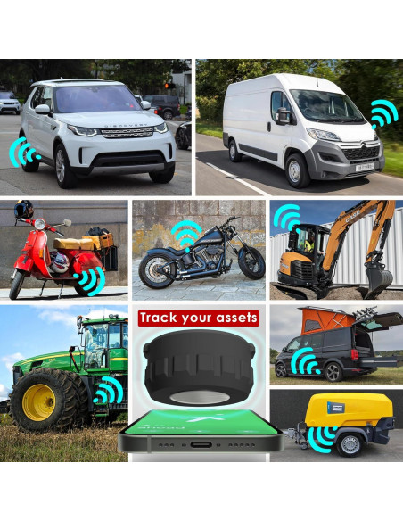 Funda Magnética Neodimio para AirTag Mars Outpost - Impermeable