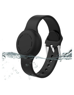 Pulsera Airtag Impermeable Tyanuzz para Niños Negro