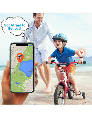 Pulsera Airtag Impermeable Tyanuzz para Niños Negro