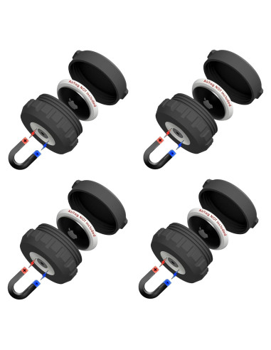 Funda Magnética Neodimio Mars Outpost para AirTag x4