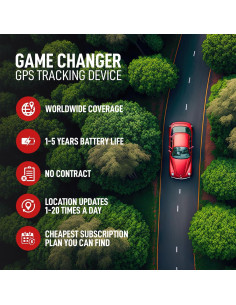 Rastreador GPS Piritiz para Vehículos Compacto y Oculto 2