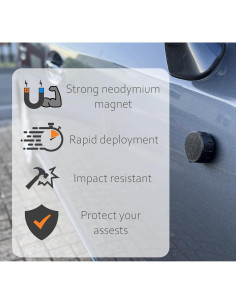 Funda Magnética Neodimio Mars Outpost para AirTag x4 2