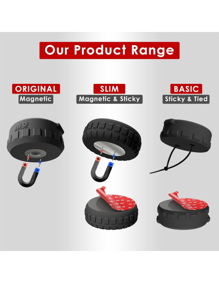 Funda Magnética Neodimio Mars Outpost para AirTag x4