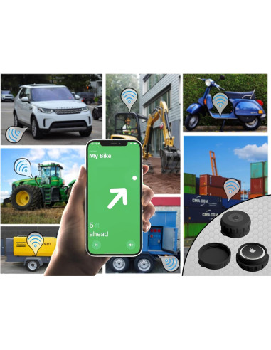 Funda Magnética Neodimio Mars Outpost para AirTag x4