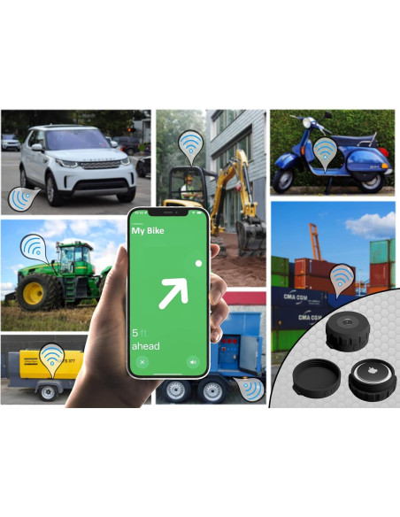 Funda Magnética Neodimio Mars Outpost para AirTag x4