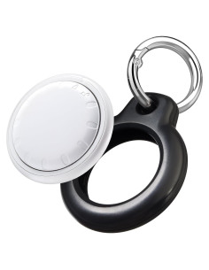 Rastreador Antipérdida Spotelo Air Tag Negro con Soporte