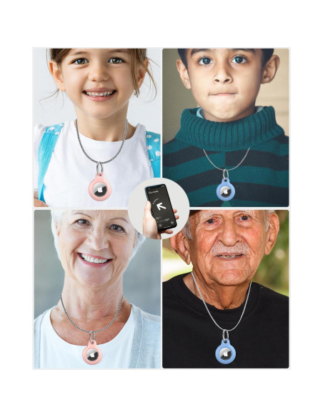 Collar Impermeable para Airtag DEERLET Ajustable 75cm