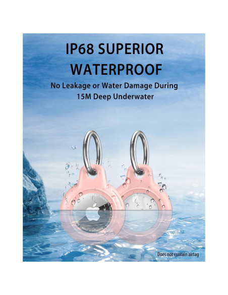 Collar Impermeable para Airtag DEERLET Ajustable 75cm