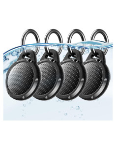 Funda Impermeable Typecase para AirTag Negro Carbón - 4 Unidades