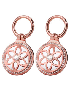 Soporte para AirTag DEERLET 2 Pack Metal con Rhinestones