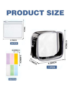 30 Bolsas Reutilizables para Pastillas Derggzey con Etiquetas 2