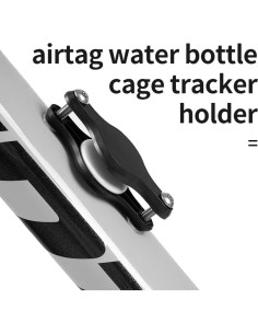 Soporte para Air Tag NELboNs bicicleta impermeable negro 2