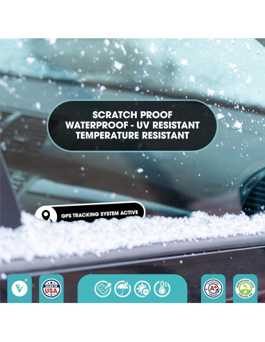 Calcomanías GPS Antirrobo Engraven 5x1 Pulgadas 2 Pack