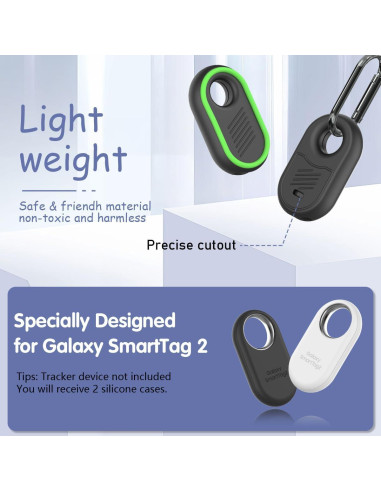 Funda de Silicona para Samsung Galaxy SmartTag2 - Paquete de 2