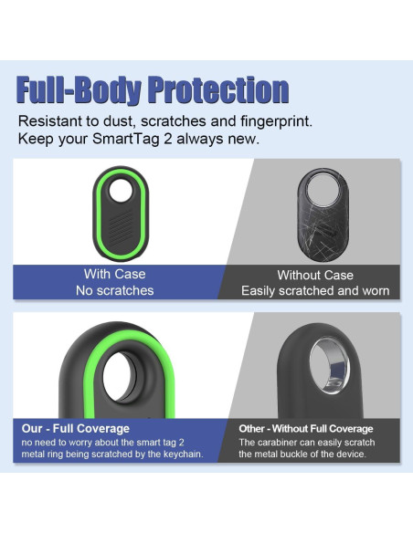 Funda de Silicona para Samsung Galaxy SmartTag2 - Paquete de 2